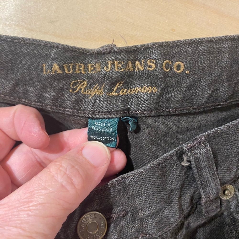 Ralph Lauren Women’s Charcoal Flare Jeans 12 (QQ) - Picture 6 of 9